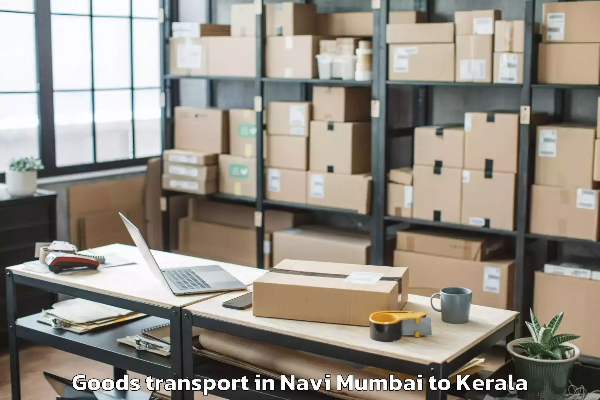 Expert Navi Mumbai to Shoranur Goods Transport